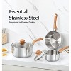 KOCH SYSTEME CS Stainless Steel Sauce Pan with Bakelite Handle - 3 of 4
