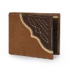 Wrangler Men's Bifold Wallet Genuine Leather with Flip-Out ID Window, Gift for Him, Gift for Boyfrieds Husbands - 2 of 4