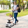 Safstar Kids Ride on Push Car w/Horn & Start-up Sound Under-seat Storage Push Handle - 4 of 4