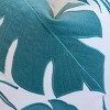 ChicFurnit Bed Pillows Autumn Leaf Home Pillow Velvet Decor Pillow with Hidden Zipper Cotton Pillows for Living Room Decoration, Blue, 20"*1"*20" - 4 of 4