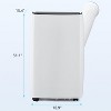 12000BTU Portable Air Conditioner - Cools Rooms Up to 700 Sq.Ft, With Dehumidifier, Fan Modes, Remote Control, 24Hrs Timer, and Moveable Whe - 2 of 4