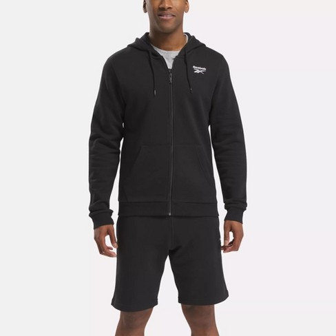 Reebok Reebok Identity Small Logo Fleece Full zip Hoodie L Black Target
