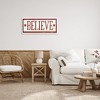 Stupell Industries Believe Red Christmas Phrase, 30" x 13" - 2 of 4