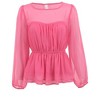 VENUS Womens Sheer Beauty Blouse - 4 of 4