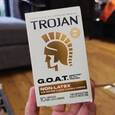 Trojan GOAT Non Latex Condoms - 10ct : Target