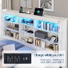 AMERLIFE Daybed with Bookcase Headboard, USB-C Charging, RGB Lights & 3 Drawers - 4 of 4