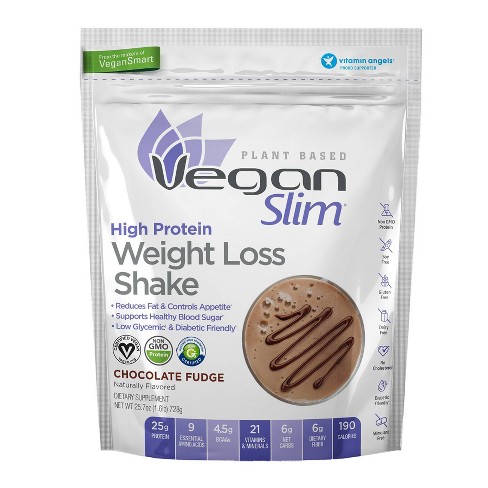 Naturade Vegan Slim High Protein Weight Loss Shake Chocolate 25 7oz Target