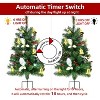 Luupatchy 30-inch 2 Pcs Outdoor Prelit Artificial Christmas Tree - 3 of 4
