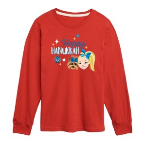 JoJo Siwa Happy Hanukkah Long Sleeve Graphic T-Shirt - Red - 2T - 1 of 3