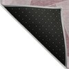 Blush Pink And Ivory Geometric Washable Indoor Outdoor Area Rug - 4 of 4