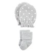 Hudson Baby Infant Girl Socks and Mittens Set, Woodland Girl, 0-6 Months - 4 of 4