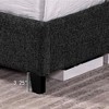 PAGED Storage Bed Queen Size Upholstered Platform Bed with 2-Drawers, Tufted Headboard, Easy Assembly, Noise Free - 4 of 4