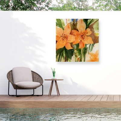 "Tiger Lilies" Outdoor Canvas