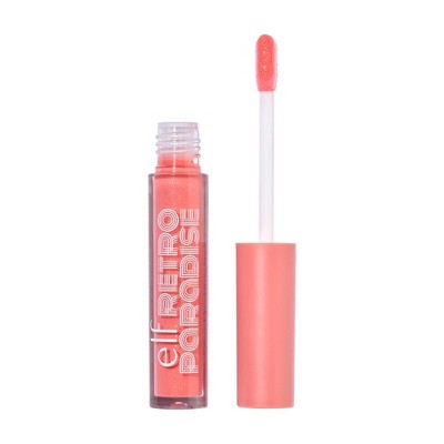 e.l.f. Retro Paradise Dream On Lip Gloss - Tropical Fruit Punch - 0.08 fl oz