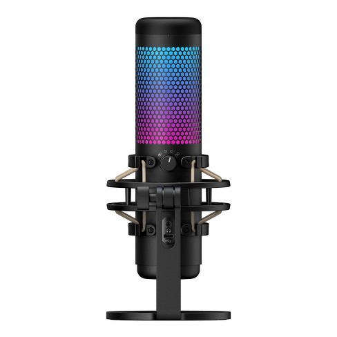 HyperX QuadCast S – RGB USB Condenser Microphone for PC, PS4 and