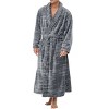 ADR Men's Ultra Plush Fleece Robe, Big and Tall Bathrobe - 4 of 4