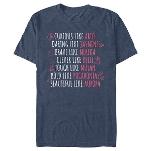 Men's Disney Princess Traits T-Shirt - 1 of 4