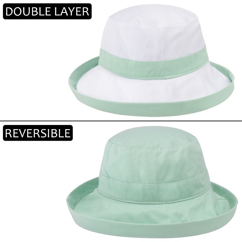 Tirrinia Bucket Hats for Women | UPF 50+ Sun Protection Cap for Garden, Beach, Travel and Outdoor, 4 of 7