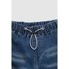 Womens Mid Rise Wide Leg Drapery Relaxed Fit Jeans Streetwear Vintage Straight Leg Pants - 4 of 4