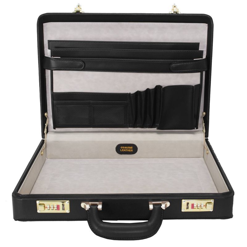 McKlein Daley Leather Attache Briefcase, 3 of 7