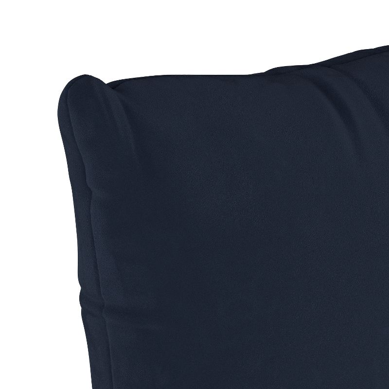 18"x18" Polyester Fill Pillow with Welt in Velvet - Skyline Furniture, 4 of 8