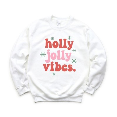 Simply Sage Market Women's Graphic Sweatshirt Retro Holly Jolly Vibes