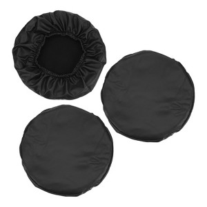 Unique Bargains Round Washable Elastic Bar Stool Cover for Dia 12"-14" Chair 3 Pcs - 1 of 4