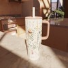 Zak Designs Winnie The Pooh 30oz Stainless Steel Vacuum Sutton Slim Straw Tumbler with Handle - 4 of 4