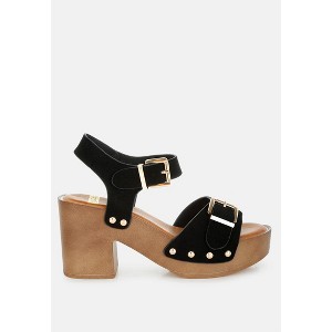 Lhasa Real Suede Leather Clog Women Sandals - 1 of 4