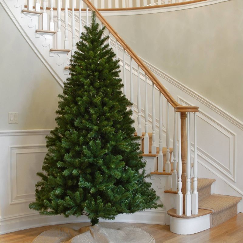 National Tree Company Unlit Full North Valley Spruce Hinged Artificial Christmas Tree, 4 of 6