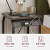 2 coffee tables with charging station, side table with USB port and socket, small bedside table in living room and bedroom - 3 of 4