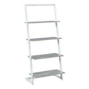 target white ladder bookshelf