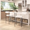 Zuo Livorno Counter Stool (Set of 2) Ivory - 2 of 4