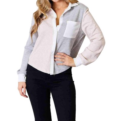 Women's Contemporary Chic Color Block Top - Double Take