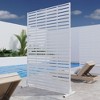 PexFix Outdoor Metal Privacy Screen Garden Fence Wall Applique - 2 of 4