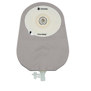 Esteem Body™ Sac vidable, opaque avec fenêtre et filtre, Durahesive®, pré-découpé  35mm, profondeur de convexité 7mm,  emplacement de la tension 40mm