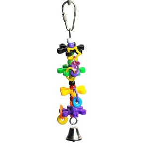 A&E Cage Company Happy Beaks Tiny Rings & Star Bird Interactive Toy - 1 of 2
