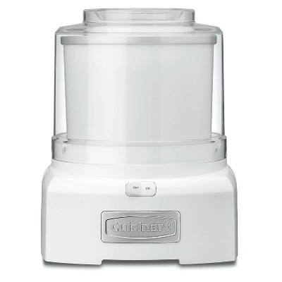 Cuisinart White Automatic Frozen Yogurt and Ice Cream Maker