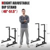 NAYSAYE Exercise Trainer Portable Pull Up and Push Up Station Soft Grip for Home Fitness, Black, 30.71"*27.56"*51.57" - 4 of 4