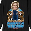 Ted Lasso Rebecca Welton Turning Pandas Into Lions Men's Black Long Sleeve Crew Neck Tee - 2 of 3