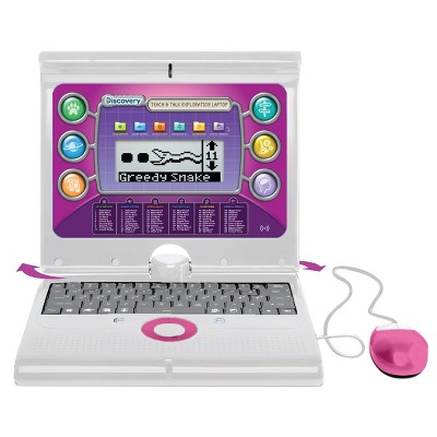 pink toy computer