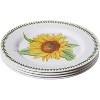 Portmeirion Botanic Garden Melamine Dinner Plates, Set Of 4 - Sunflower ...