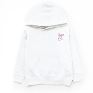 The Juniper Shop Pink Bow Outlined Youth Hoodie - 1 of 3