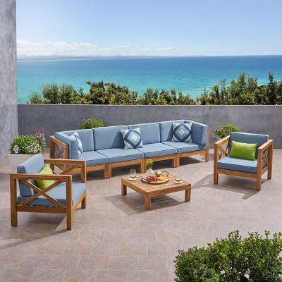 teak/blue