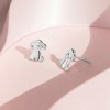 Girls' Puppy Dog Screw Back Sterling Silver Earrings - In Season Jewelry - 4 of 4