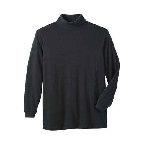 Kingsize Men's Big & Tall Turtleneck Long-sleeve Tee - Big - 3xl