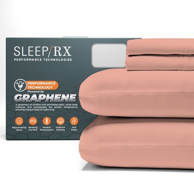 Blush Full Cotton Graphene-Infused Sateen Sheet Set