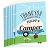 Big Dot of Happiness Happy Camper - Camping Baby Shower or Birthday Party Thank You Cards (8 count) - 2 of 4