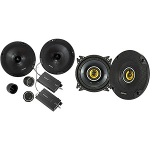Kicker 46CSS674 CS-Series CSS67 6.75-Inch (165mm) Component System with .75-inch tweeters w/ 46CSC44 4" Coaxial Bundle - 1 of 4