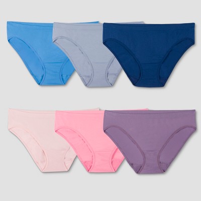 Fruit of the Loom Women's 6pk Seamless Bikini Underwear 6pk - Colors May Vary 5